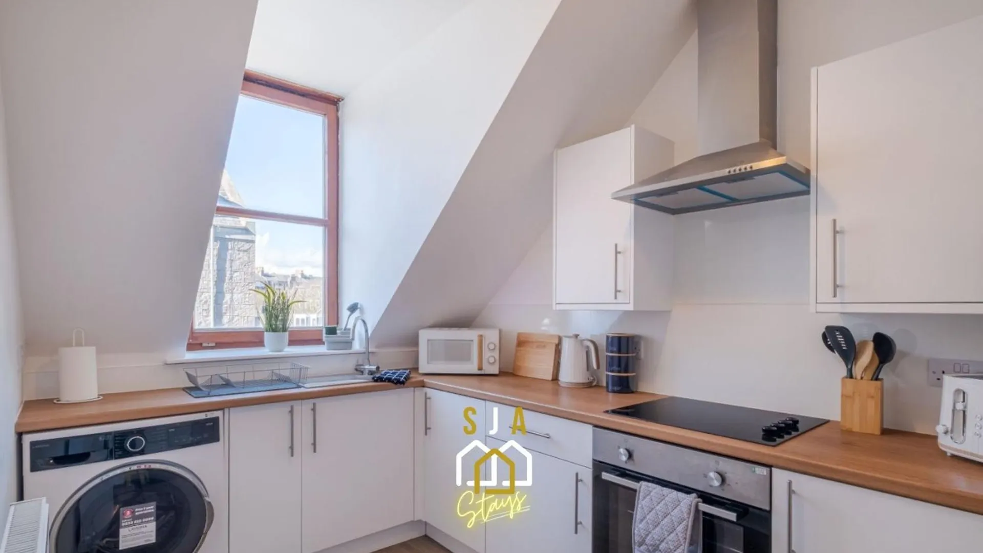 Summerfield Stay - Sja Stays - Modern 1 Bed Apartment 阿伯丁